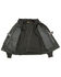 Image #2 - Milwaukee Leather Men's Club Style Zip Front Vest and Full Sleeve Hooded Jacket - Big, Black, hi-res
