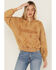 Image #1 - Blue B Women's Yeehaw Crewneck, Taupe, hi-res