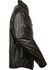 Image #2 - Milwaukee Leather Men's Black Lightweight Leather Shirt , Black, hi-res