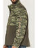 Image #3 - Ariat Men's Logo Camo Logo Concealed Carry Softshell Jacket - Tall, Black, hi-res
