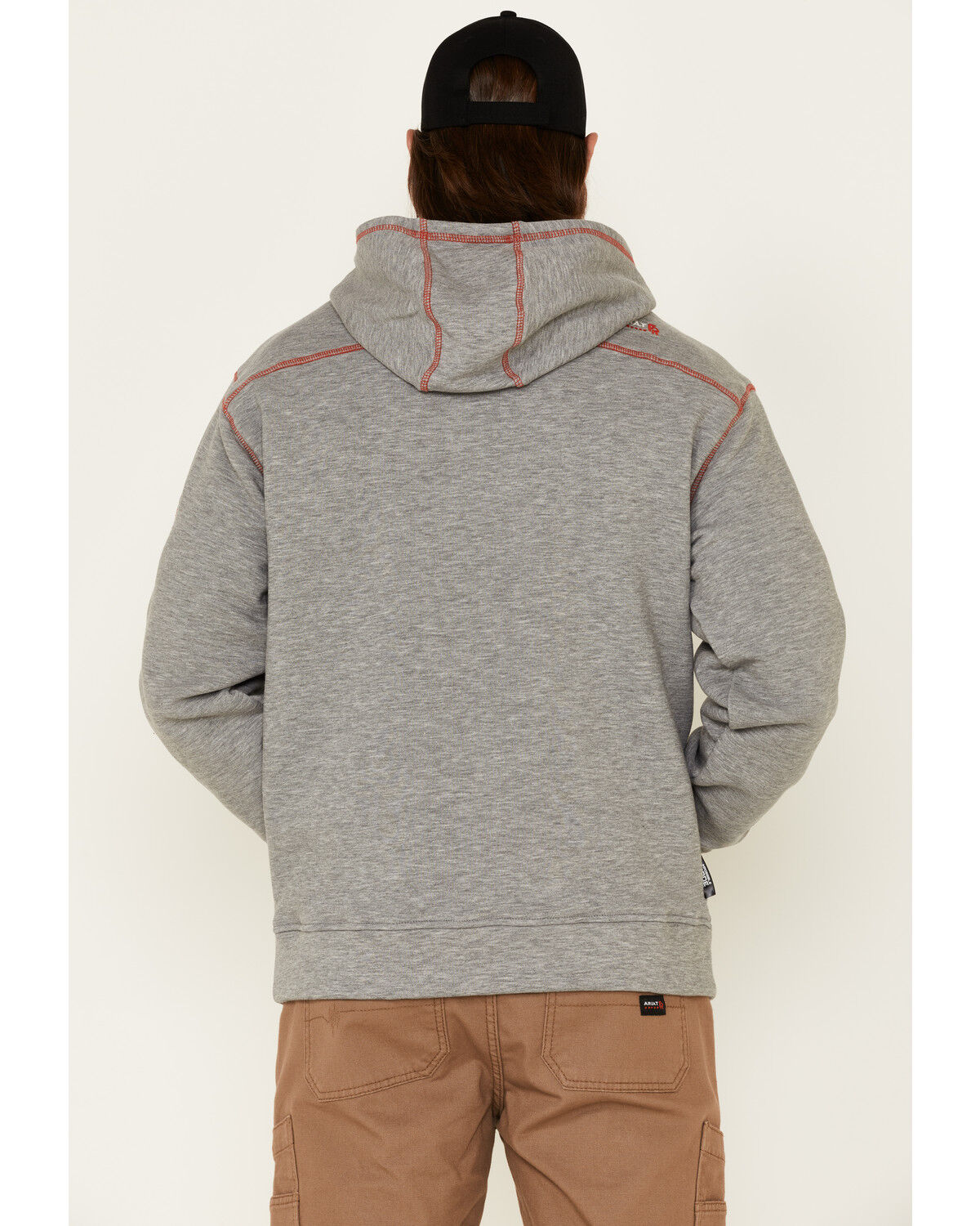 Image #4 - Ariat Men's Flame Resistant Polartec Hooded Work Sweatshirt, , hi-res