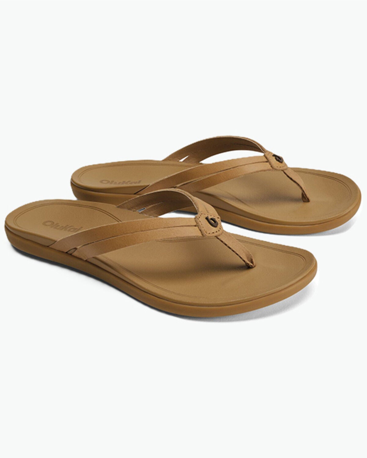 OluKai Women's Ho'opio Hui Sandals, Brown, hi-res