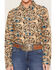 Image #3 - Shyanne Women's Cutler Horse Print Long Sleeve Relaxed Flannel Shirt, Beige, hi-res