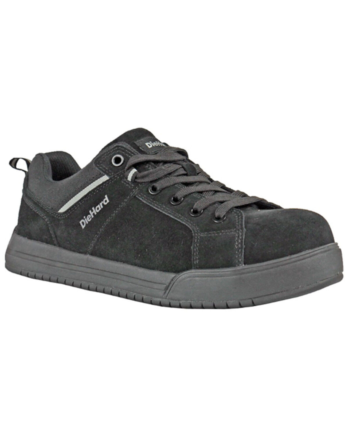 Image #1 - Die Hard Men's Solstice Lace-Up Work Shoes - Composite Toe, Black, hi-res