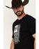 Ariat Men's Faded Flag Graphic T-Shirt, Black, hi-res