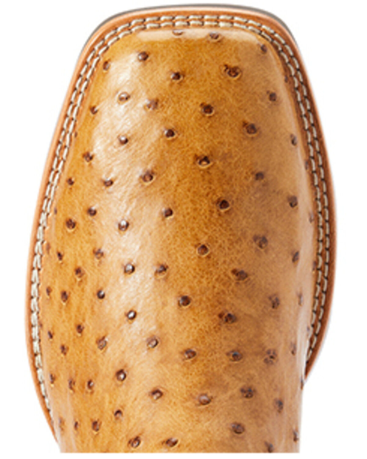 Image #4 - Ariat Men's Dagger Full-Quill Ostrich Exotic Western Boots - Broad Square Toe, Brown, hi-res