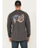 Image #1 - Ariat Men's FR Air Lineman Long Sleeve Pocket T-Shirt, Charcoal, hi-res