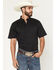 Image #1 - Cody James Men's Basic Twill Short Sleeve Button-Down Stretch Western Shirt, Black, hi-res