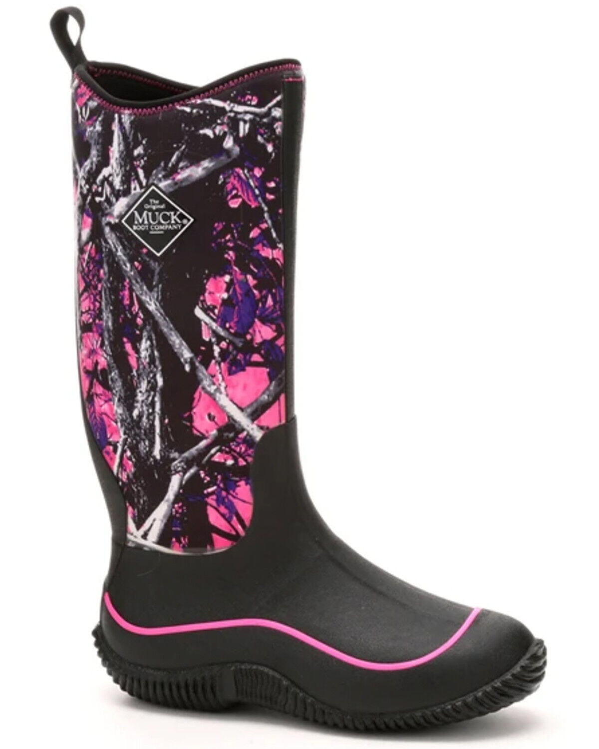 Image #1 - Muck Boots Women's Hale Camo Rubber Boots - Soft Toe, Black, hi-res