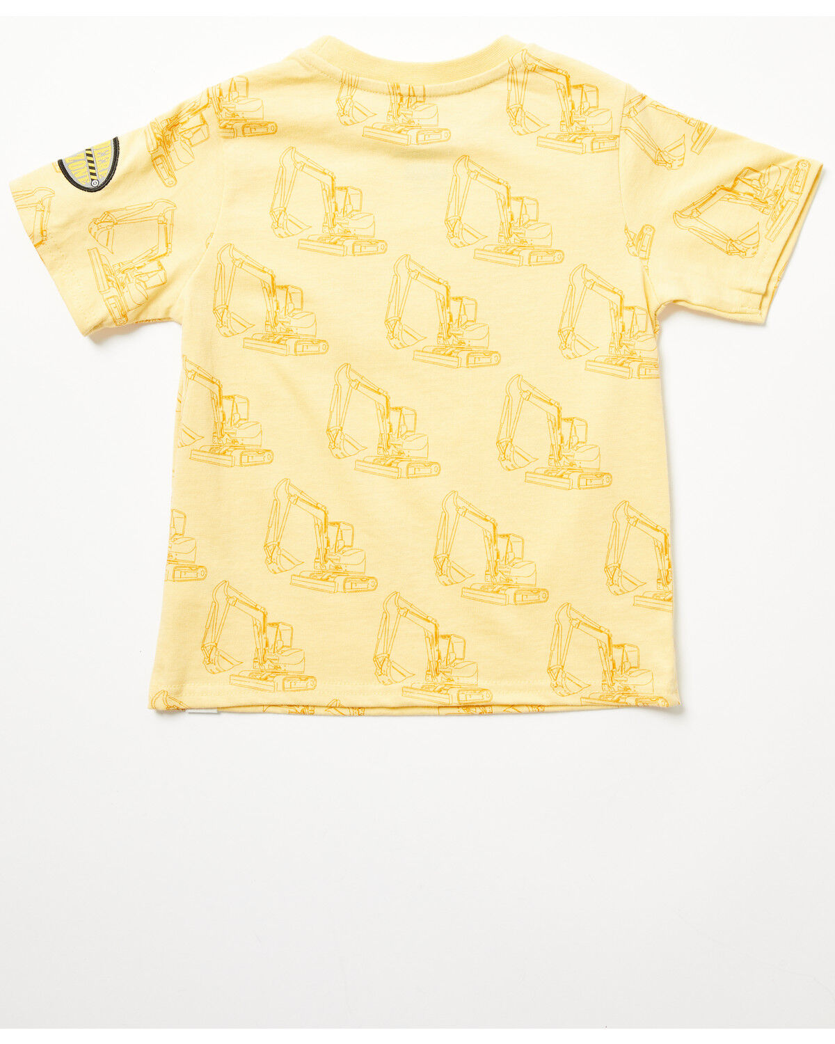 Image #3 - John Deere Toddler Boys' Double Duty Digger Short Sleeve Graphic T-Shirt, Yellow, hi-res