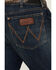 Image #4 - Wrangler Retro Men's Richland Dark Wash Slim Bootcut Stretch Denim Jeans, Dark Wash, hi-res