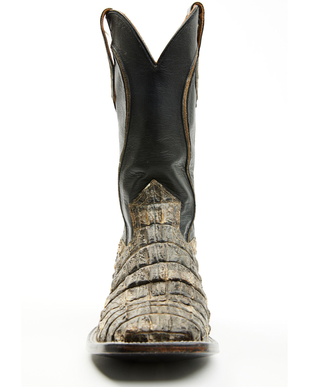 Image #4 - Cody James Black 1978® Men's Tillman Exotic Hornback Alligator Western Boots - Broad Square Toe, Black, hi-res