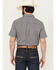 Image #4 - Cody James Men's Wildlife Plaid Print Short Sleeve Button-Down Stretch Western Shirt, Blue, hi-res