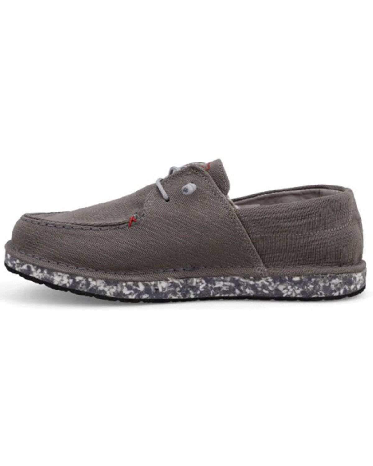 Image #3 - Twisted X Men's Circular Project™ Boat Shoes - Moc Toe, Grey, hi-res