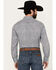 Ariat Men's Oliver Print Long Sleeve Button-Down Western Shirt, Navy, hi-res