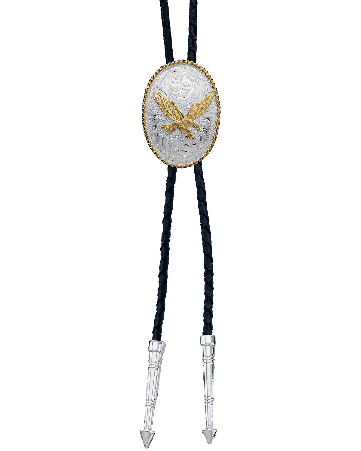 Image #2 - Montana Silversmiths Men's Eagle Bolo Tie, Multi, hi-res