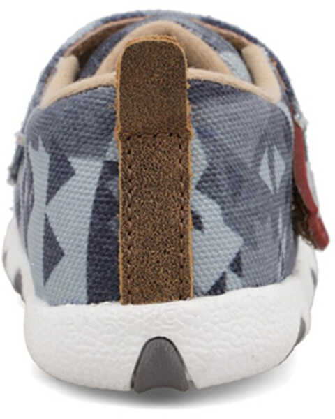 Image #5 - Hooey by Twisted X Infant Driving Moc Shoes - Moc Toe, Grey, hi-res
