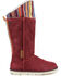 Image #2 - Superlamb Women's Mongol Serape Foldable Cuff Pull On Casual Boots - Round Toe, , hi-res