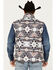 Image #4 - Hooey Men's Southwestern Print Softshell Vest , Grey, hi-res