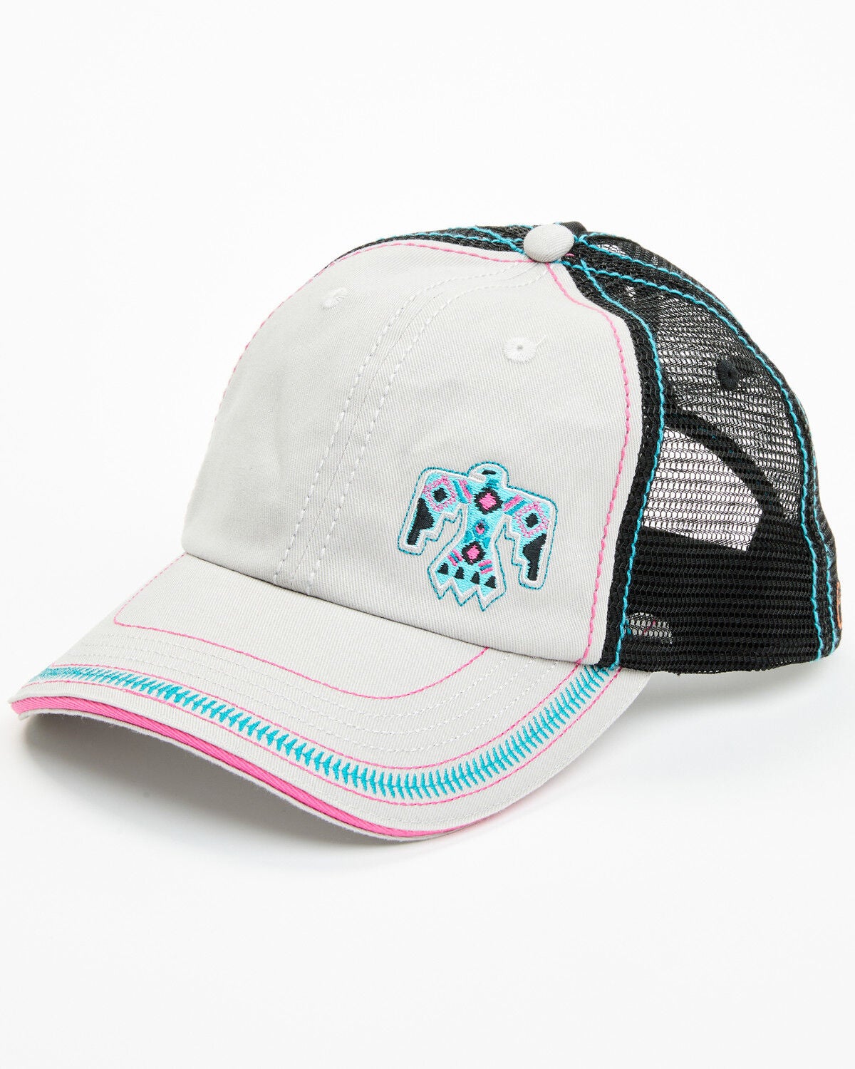 Catchfly Women's Mighty Thunderbird Ball Cap, Grey, hi-res