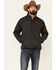 Image #1 - Cinch Men's Charcoal Logo Texture Zip-Front Bonded Jacket - Big, , hi-res