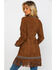 Image #2 - Leatherwear by Scully Women's Cinnamon Boar Suede Embroidered Band Coat, , hi-res
