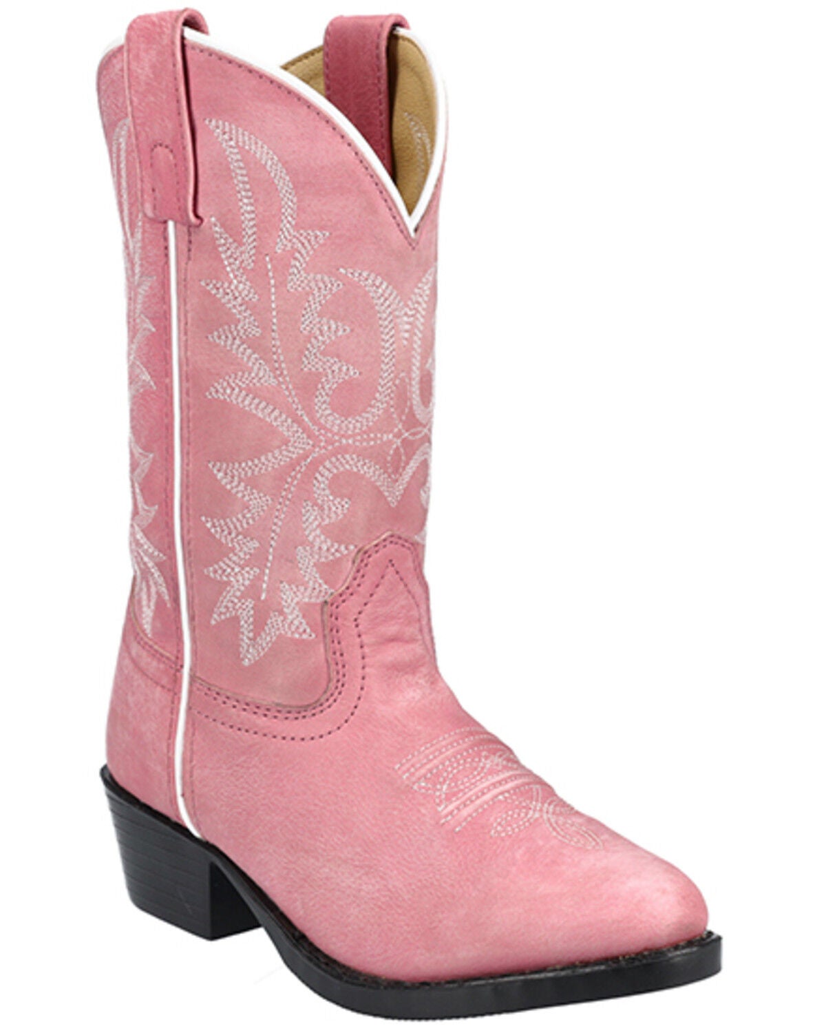 Smoky Mountain Girls' Denver Western Boots - Round Toe, Pink, hi-res
