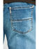 Image #5 - Rock & Roll Denim Men's Pistol Vintage Med Stretch Straight Jeans, Blue, hi-res