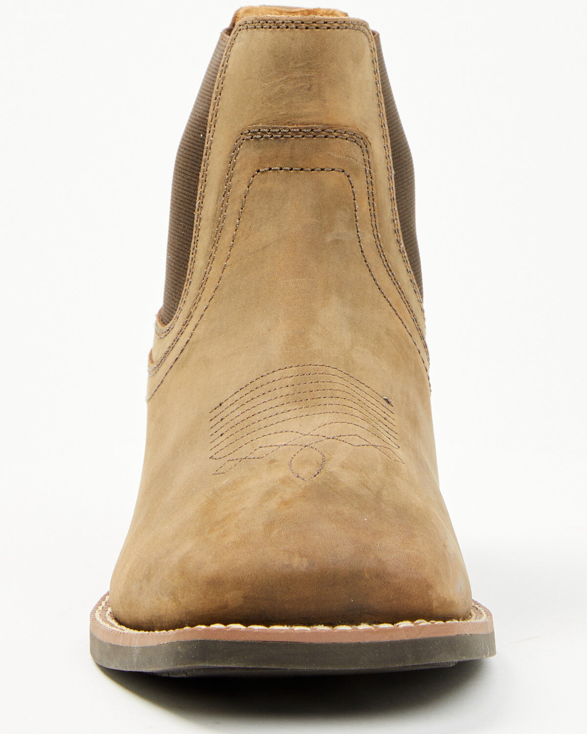 Image #4 - Cody James Men's Ace Chelsea Boots - Broad Square Toe, Brown, hi-res