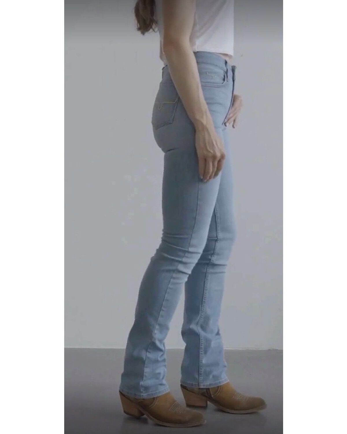 Image #2 - Kimes Ranch Women's Sarah Light Wash High Rise Slim Bootcut Jeans, Light Wash, hi-res