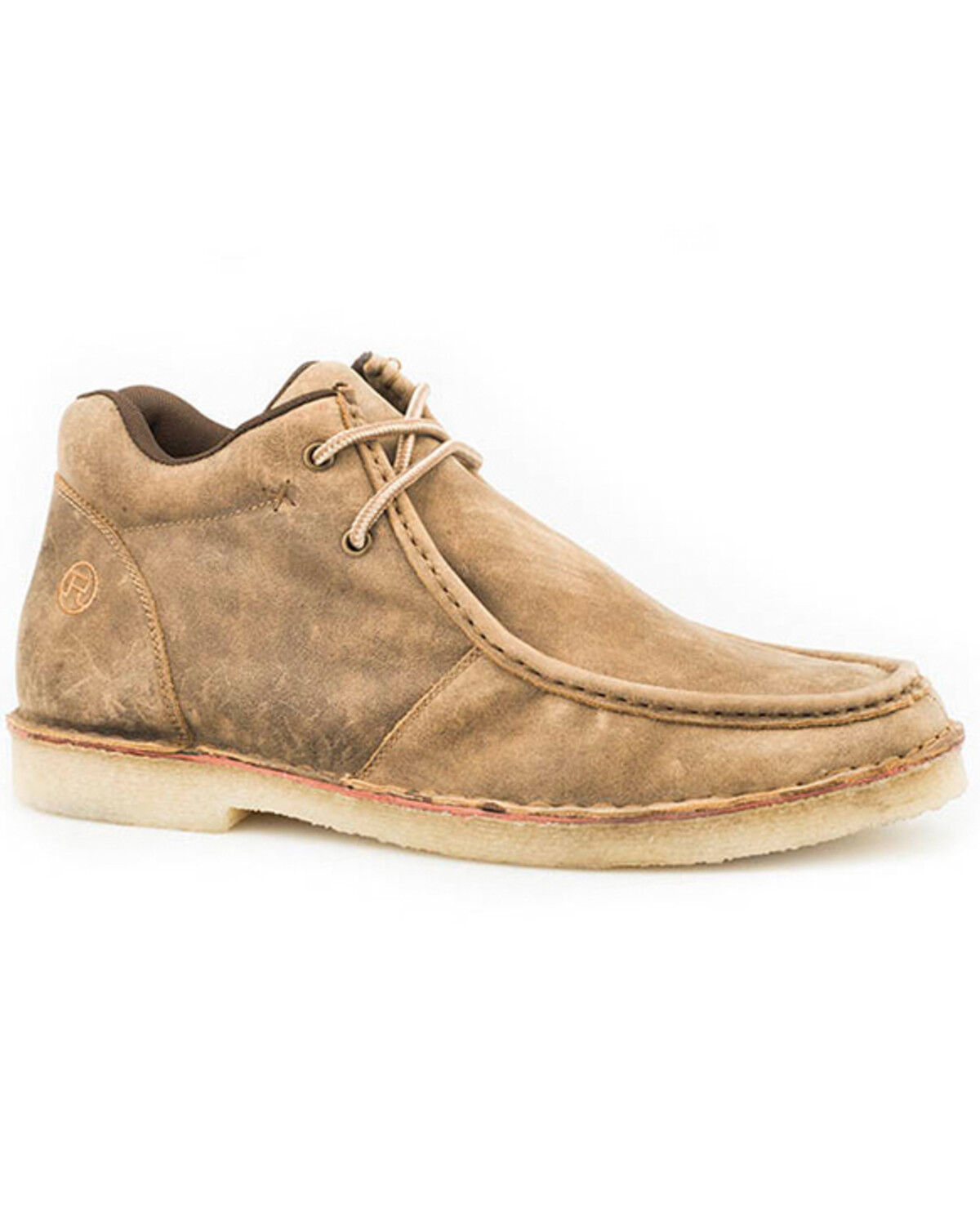 Image #1 - Roper Men's Arnold Slip-On Shoes - Moc Toe, Tan, hi-res