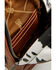 Image #6 - Wrangler Women's Boot Barn Exclusive Daisy Cow Print Sling Bag, Brown, hi-res