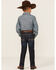 Image #3 - Cody James Boys' Sheridan Dark Wash Mid Rise Stretch Slim Straight Jeans, Medium Wash, hi-res