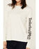 Image #3 - Timberland PRO® Women's Core Long Sleeve T-Shirt, White, hi-res