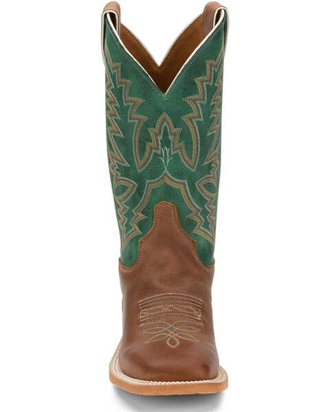 Image #4 - Justin Women's Bent Rail Kennedy Western Boots - Broad Square Toe, Tan, hi-res