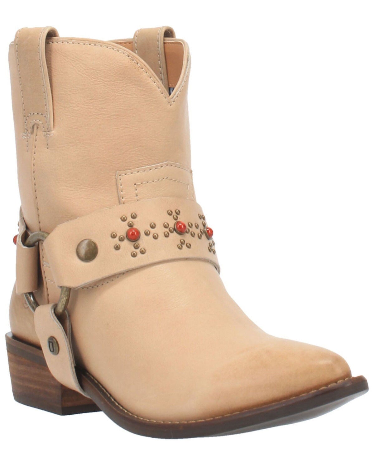 Dingo Women's Silverada Western Booties - Round Toe, Sand, hi-res