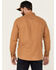 Pendleton Men's Solid Burnside Long Sleeve Button Down Western Flannel Shirt, Tan, hi-res