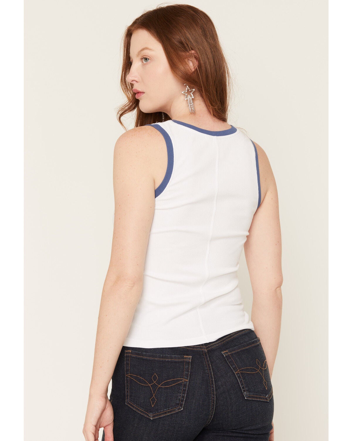 Image #4 - White Crow Women's Color Block Tank, White, hi-res