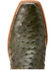 Image #4 - Ariat Men's Futurity Relentless Exotic Ostrich Western Boots - Square Toe, Green, hi-res