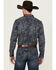 Image #4 - Cody James Men's Neverland Paisley Print Long Sleeve Button-Down Stretch Western Shirt - Tall , Light Blue, hi-res