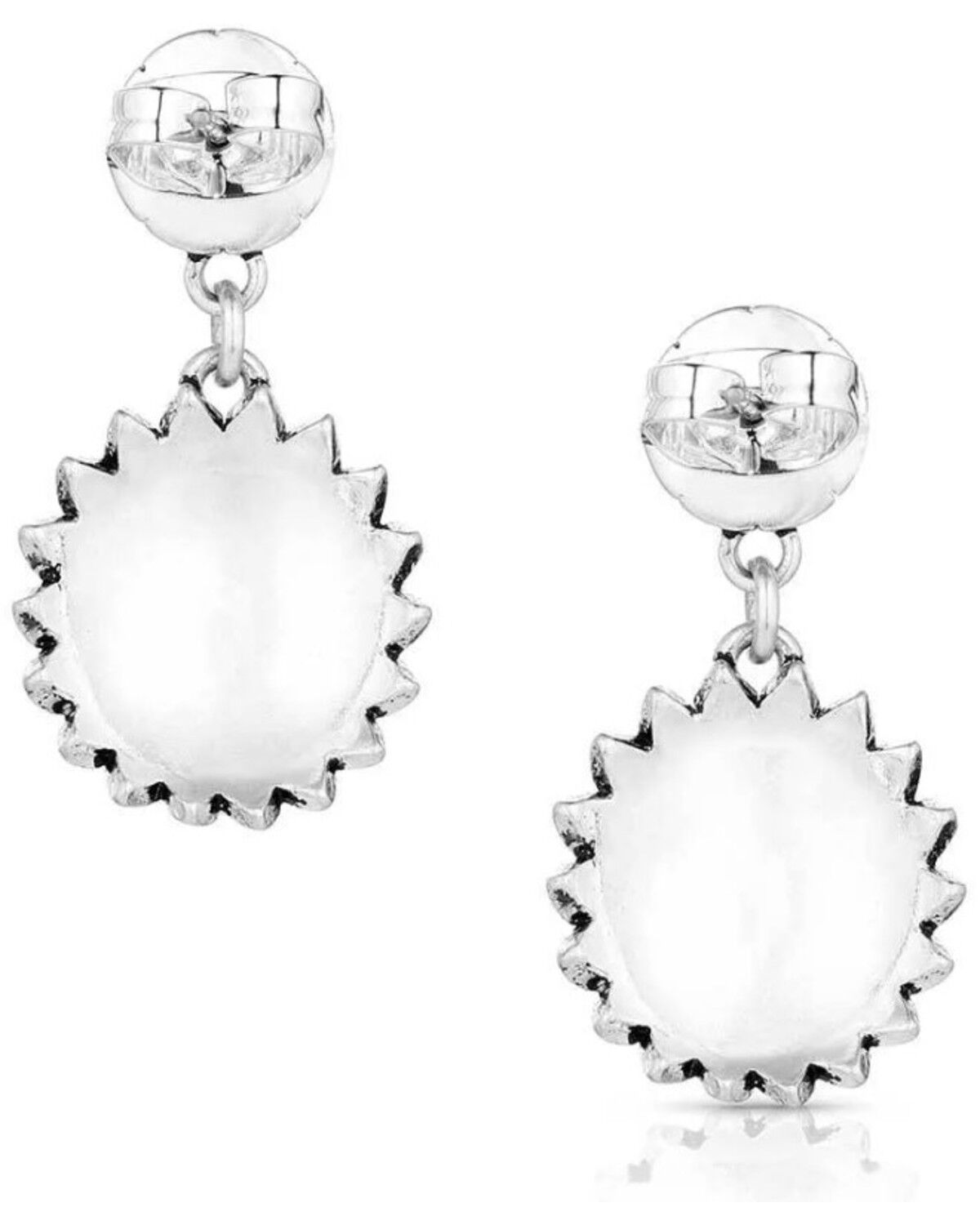 Image #2 - Montana Silversmiths Women's Heyday Blossom Earrings, Silver, hi-res