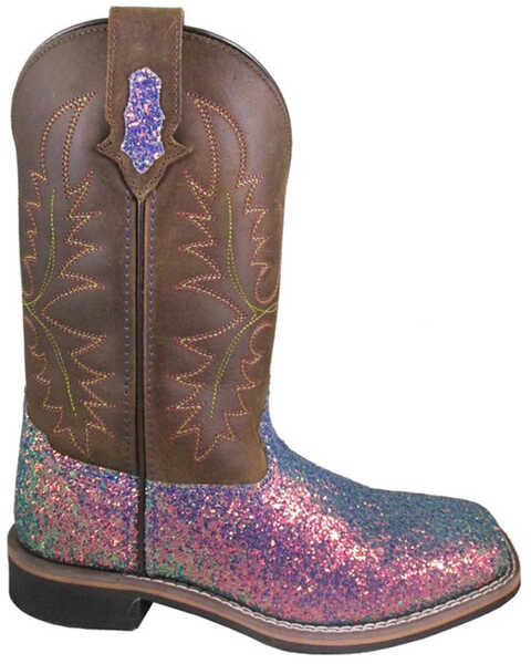 Image #1 - Smoky Mountain Women's Las Vegas Western Performance Boots - Broad Square Toe, Multi, hi-res