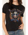 Image #3 - Rock & Roll Denim Women's Short Sleeve Dale Brisby Graphic Tee, Black, hi-res