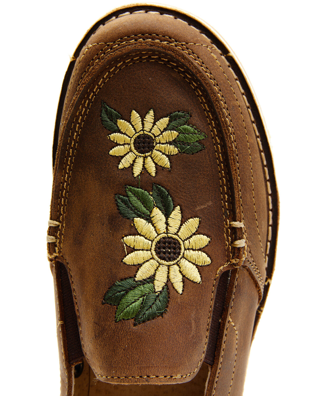 Image #6 - RANK 45® Women's Sunflower Slip-On Shoes - Moc Toe, , hi-res