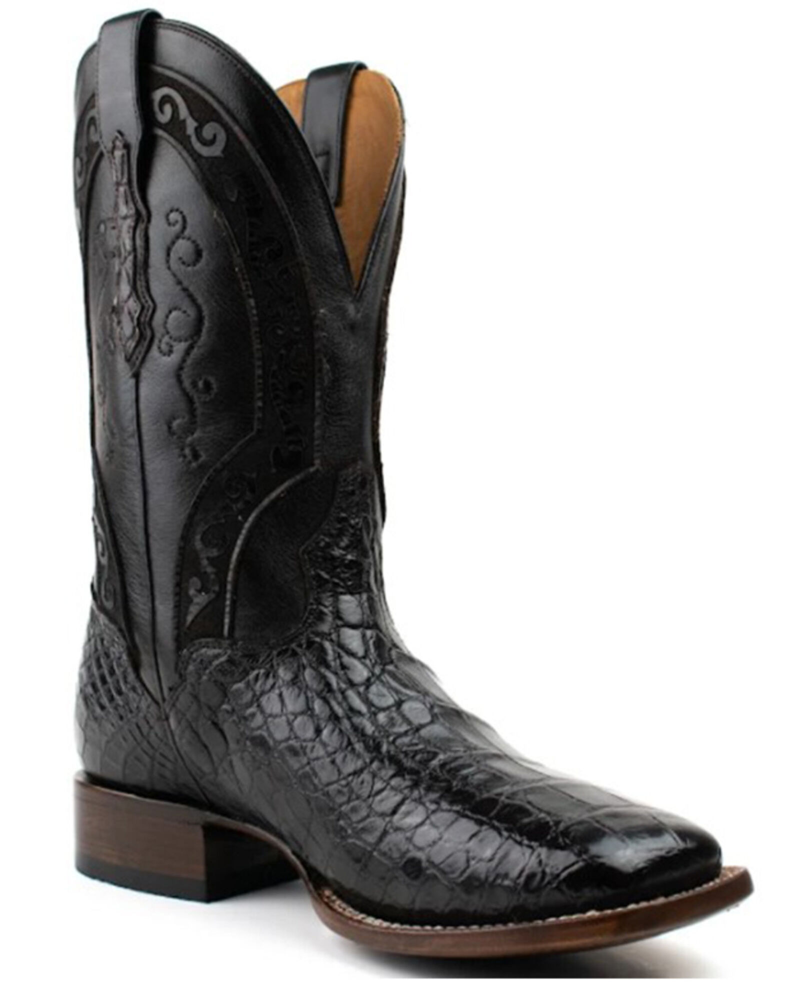 Alligator square toe cowboy boots store