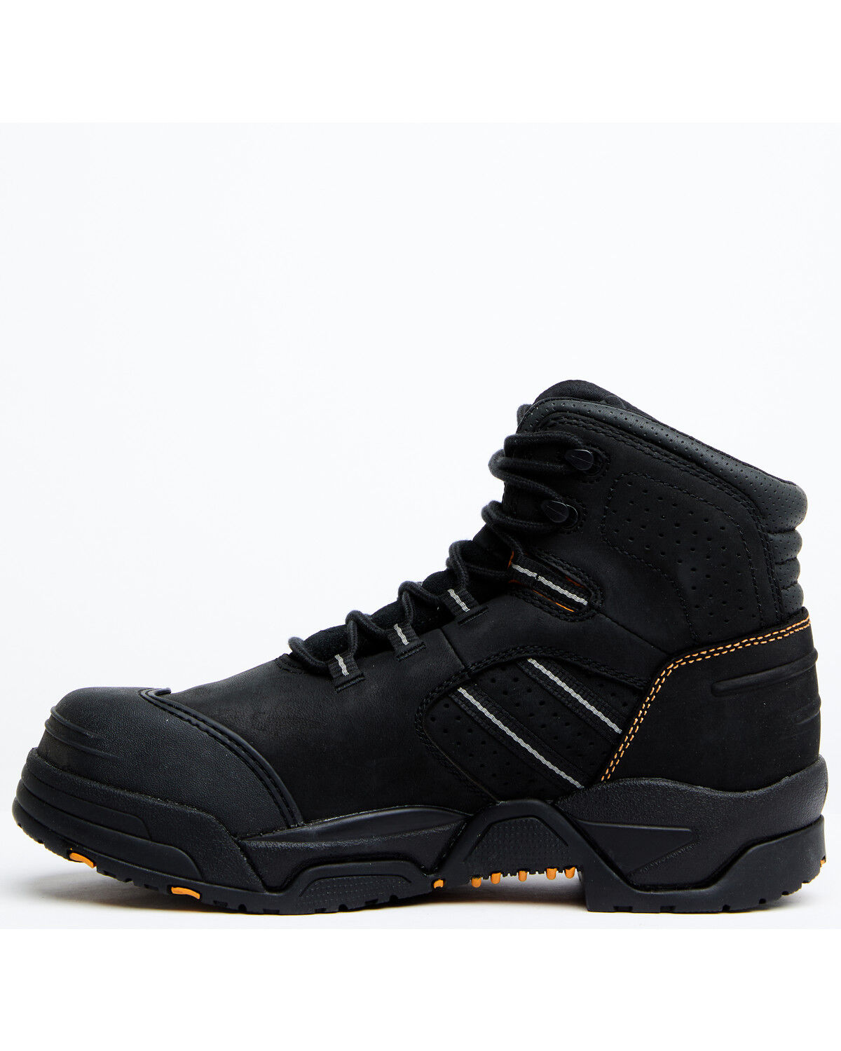 Image #3 - Hawx Men's Enforcer Lacer Work Boots - Nano Composite Toe, Black, hi-res