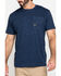 Image #4 - Ariat Men's Rebar Cotton Strong American Grit Work T-Shirt, Navy, hi-res