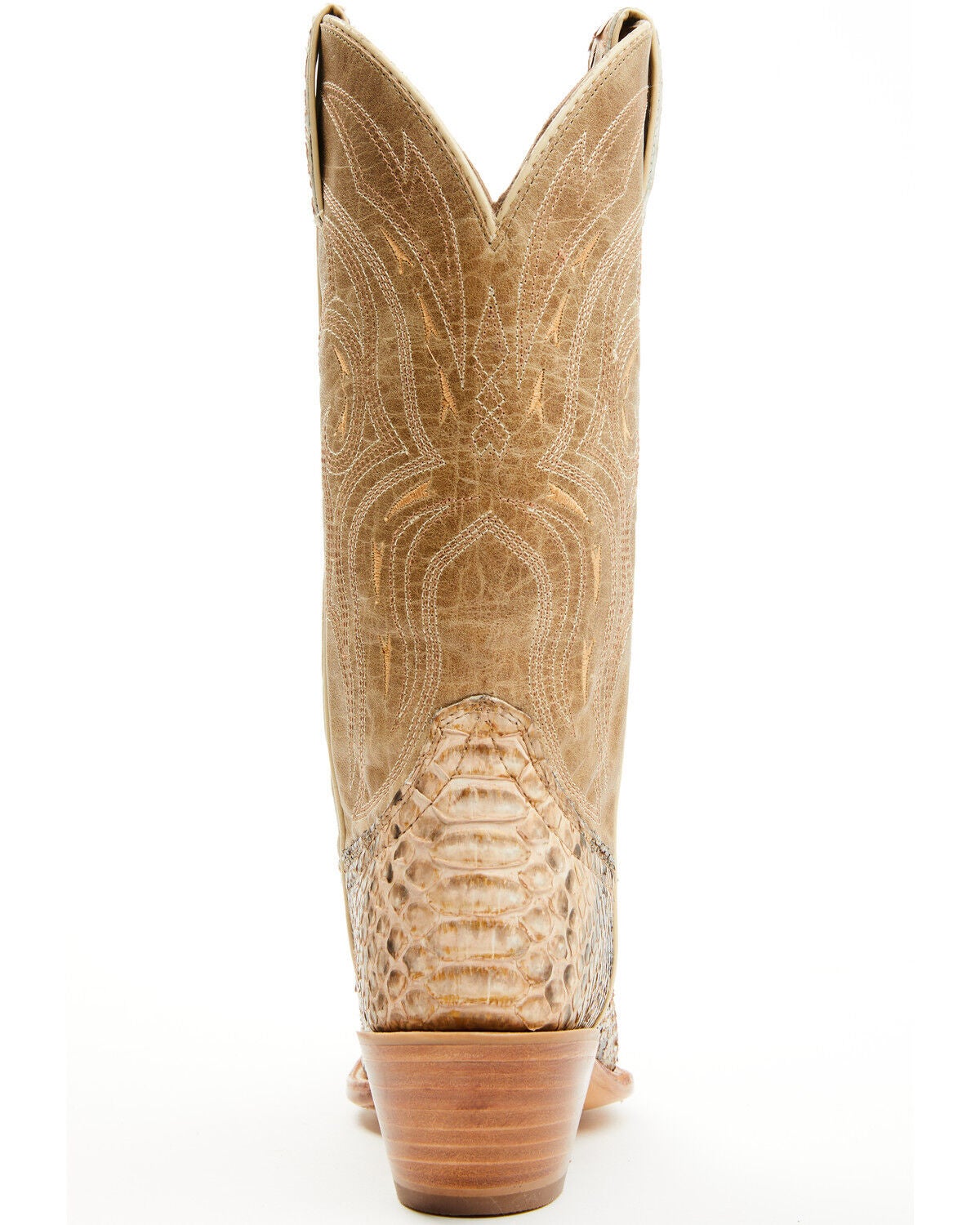 Image #5 - Shyanne Women's Exotic Python Western Boots - Snip Toe, Gold, hi-res