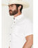 Image #2 - Cody James Men's Basic Solid Short Sleeve Button-Down Stretch Western Shirt - Tall, White, hi-res