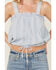 Image #3 - Free People Women's Because Of You Tank Top, Blue, hi-res